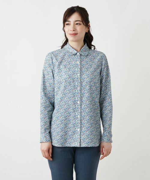 Leilian / レリアン シャツ・ブラウス | フラワー柄ブラウス【Leilian WHITE LABEL】 | 詳細8