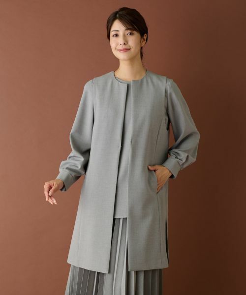 Leilian / レリアン テーラードジャケット | 洗えるロングジレ | 詳細1