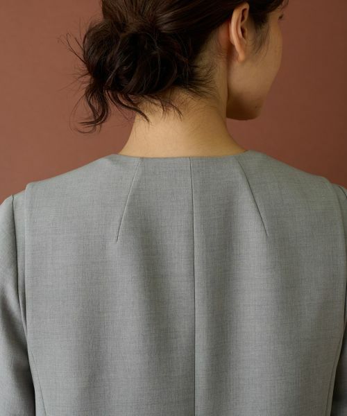 Leilian / レリアン テーラードジャケット | 洗えるロングジレ | 詳細11