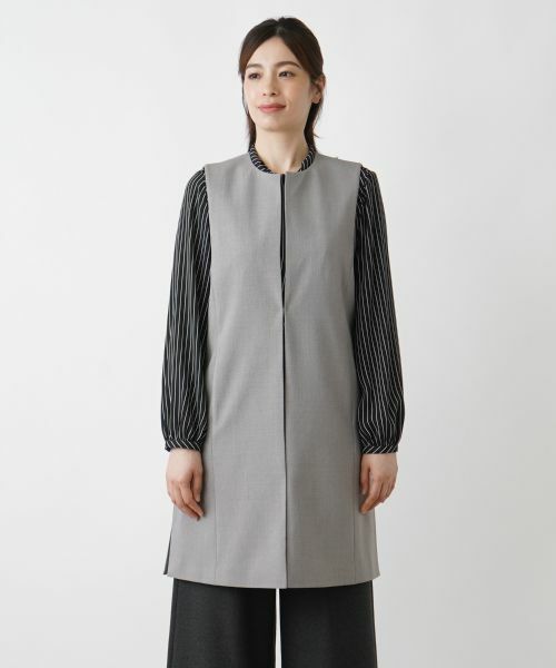 Leilian / レリアン テーラードジャケット | 洗えるロングジレ | 詳細22