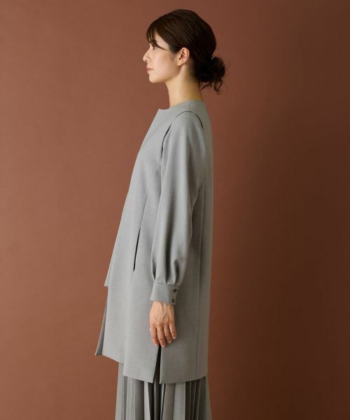 Leilian / レリアン テーラードジャケット | 洗えるロングジレ | 詳細5