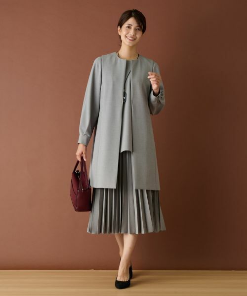 Leilian / レリアン テーラードジャケット | 洗えるロングジレ | 詳細8