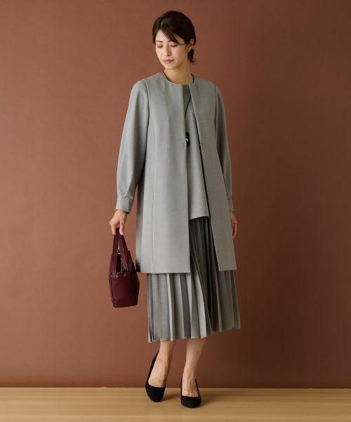 Leilian / レリアン テーラードジャケット | 洗えるロングジレ | 詳細9