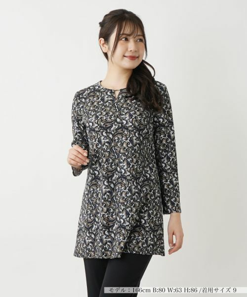 Leilian/レリアン ブラウス ネイビー系 11(L) Leilian/レリアン ブラウス ネイビー系 11(L)