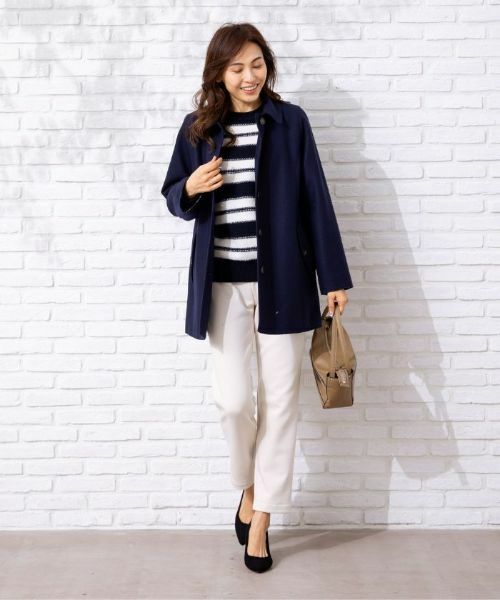 Leilian / レリアン その他アウター | ステンカラーハーフコート【Leilian WHITE LABEL】 | 詳細2