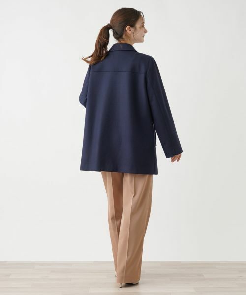 Leilian / レリアン その他アウター | ステンカラーハーフコート【Leilian WHITE LABEL】 | 詳細5