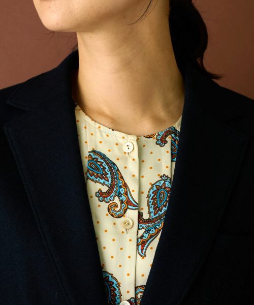 Leilian / レリアン テーラードジャケット | エンブレム刺繍付きブレザー【Happy Circulation】 | 詳細11