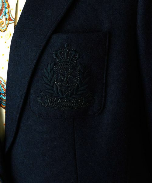 Leilian / レリアン テーラードジャケット | エンブレム刺繍付きブレザー【Happy Circulation】 | 詳細16