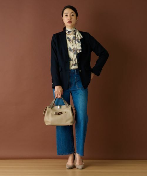 Leilian / レリアン テーラードジャケット | エンブレム刺繍付きブレザー【Happy Circulation】 | 詳細19