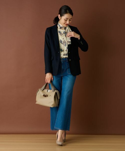 Leilian / レリアン テーラードジャケット | エンブレム刺繍付きブレザー【Happy Circulation】 | 詳細20