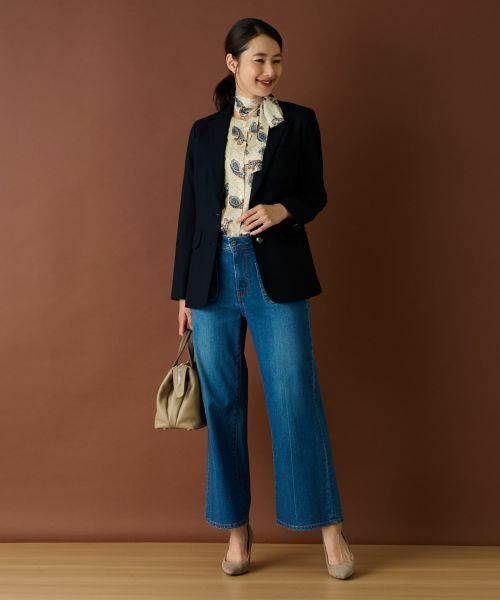 Leilian / レリアン テーラードジャケット | エンブレム刺繍付きブレザー【Happy Circulation】 | 詳細21