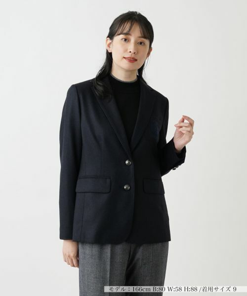 Leilian / レリアン テーラードジャケット | エンブレム刺繍付きブレザー【Happy Circulation】 | 詳細27