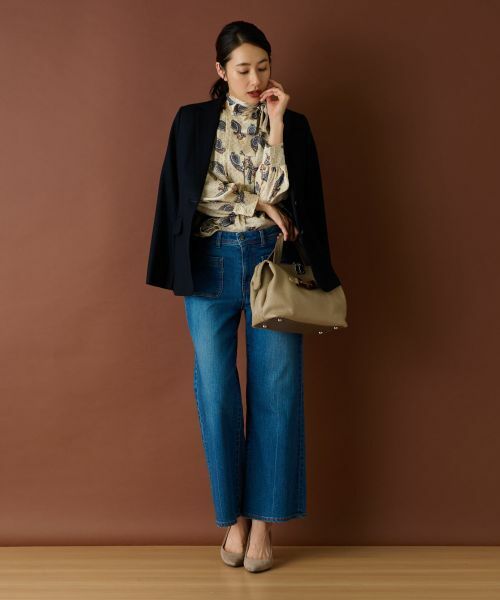 Leilian / レリアン テーラードジャケット | エンブレム刺繍付きブレザー【Happy Circulation】 | 詳細4