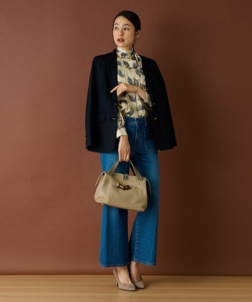 Leilian / レリアン テーラードジャケット | エンブレム刺繍付きブレザー【Happy Circulation】 | 詳細6