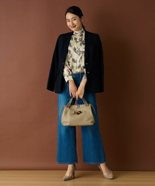 Leilian / レリアン テーラードジャケット | エンブレム刺繍付きブレザー【Happy Circulation】 | 詳細7