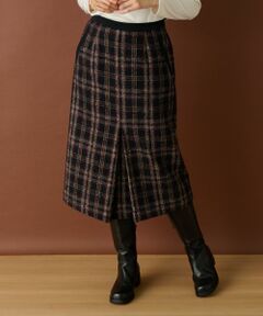 Leilian / レリアン ミニ・ひざ丈スカート | ボックスプリーツスカート