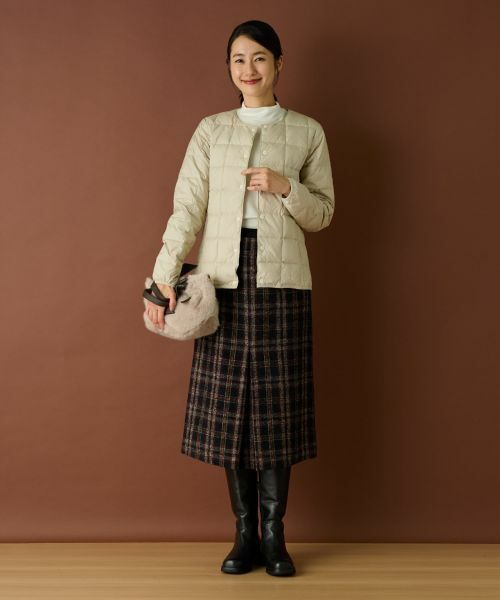 Leilian / レリアン ミニ・ひざ丈スカート | ボックスプリーツスカート | 詳細15