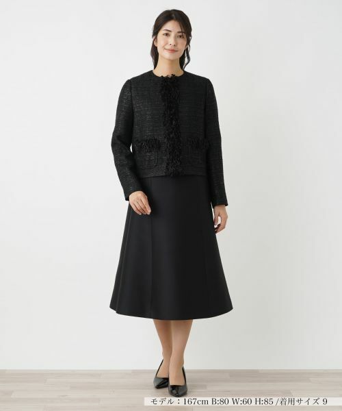 Leilian / レリアン テーラードジャケット | ラメツイードジャケット【セレモニー】【CLARENSON】 | 詳細1