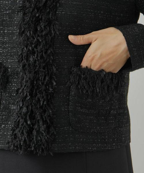 Leilian / レリアン テーラードジャケット | ラメツイードジャケット【セレモニー】【CLARENSON】 | 詳細10