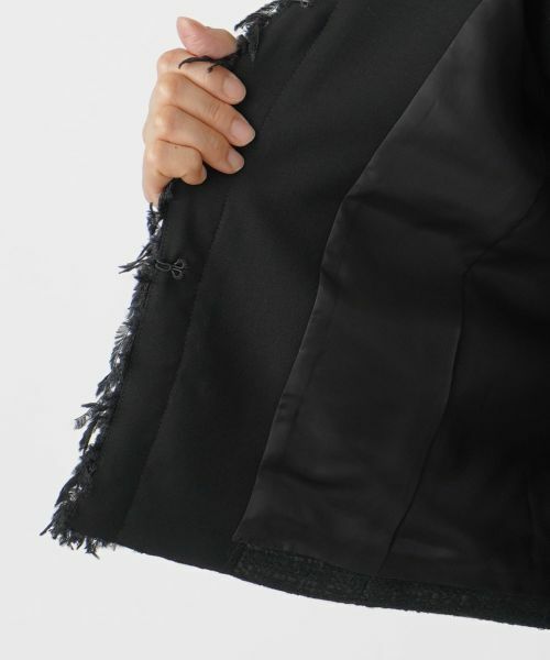 Leilian / レリアン テーラードジャケット | ラメツイードジャケット【セレモニー】【CLARENSON】 | 詳細12