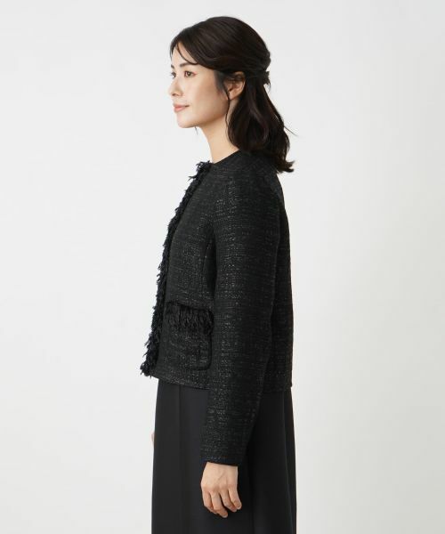 Leilian / レリアン テーラードジャケット | ラメツイードジャケット【セレモニー】【CLARENSON】 | 詳細5
