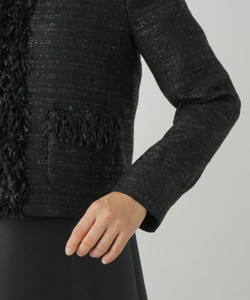 Leilian / レリアン テーラードジャケット | ラメツイードジャケット【セレモニー】【CLARENSON】 | 詳細9