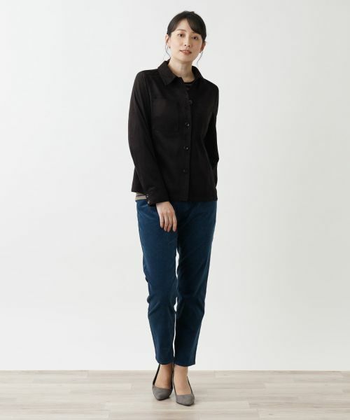 Leilian / レリアン テーラードジャケット | シャツジャケット【Leilian WHITE LABEL】 | 詳細1