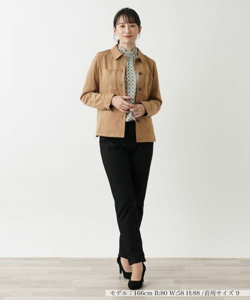 Leilian / レリアン テーラードジャケット | シャツジャケット【Leilian WHITE LABEL】 | 詳細4