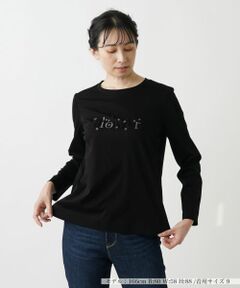 Leilian / レリアン カットソー | フラワーロゴカットソー