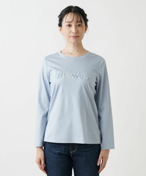 Leilian / レリアン カットソー | フラワーロゴカットソー | 詳細12