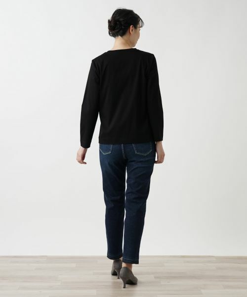 Leilian / レリアン カットソー | フラワーロゴカットソー | 詳細3