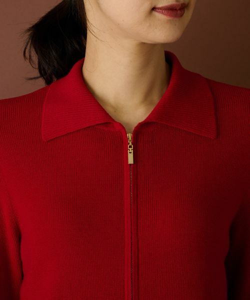 Leilian / レリアン カーディガン・ボレロ | ニットジップブルゾン | 詳細13