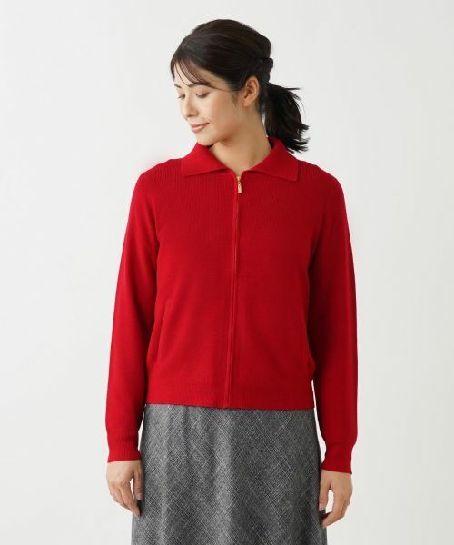 Leilian / レリアン カーディガン・ボレロ | ニットジップブルゾン | 詳細25