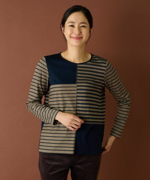 Leilian/レリアン カットソー ネイビー 9(M)