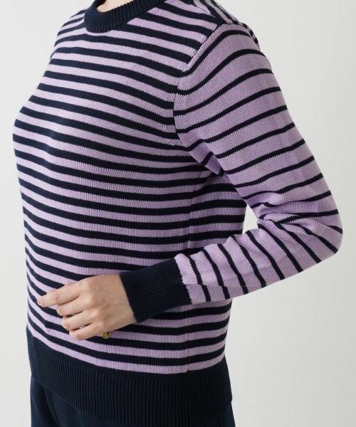Leilian / レリアン ニット・セーター | ボーダークルーネックニット | 詳細12