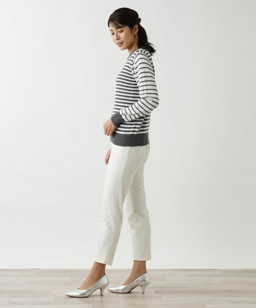 Leilian / レリアン ニット・セーター | ボーダークルーネックニット | 詳細2