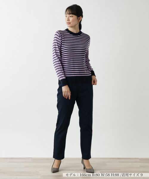 Leilian / レリアン ニット・セーター | ボーダークルーネックニット | 詳細4