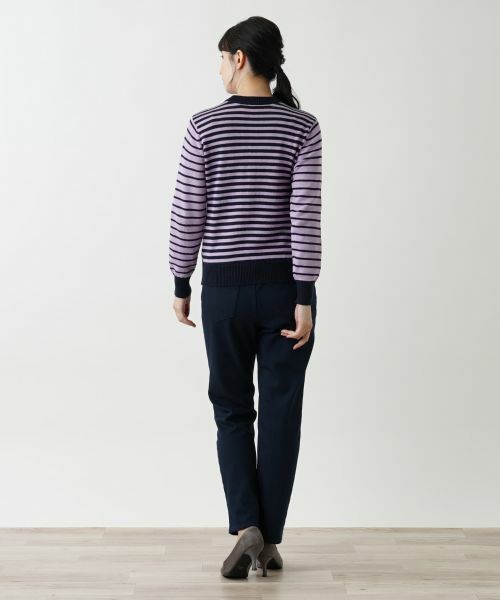 Leilian / レリアン ニット・セーター | ボーダークルーネックニット | 詳細6