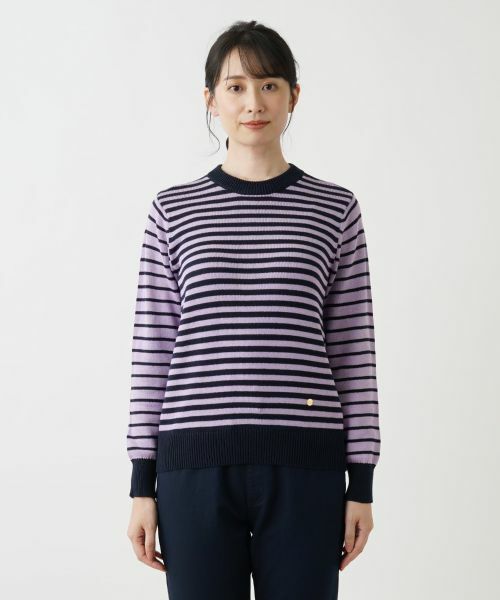 Leilian / レリアン ニット・セーター | ボーダークルーネックニット | 詳細7