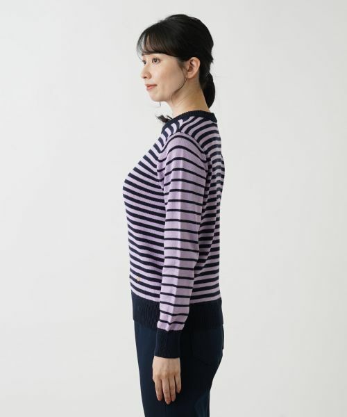 Leilian / レリアン ニット・セーター | ボーダークルーネックニット | 詳細8