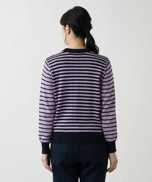 Leilian / レリアン ニット・セーター | ボーダークルーネックニット | 詳細9
