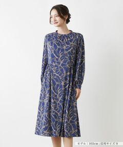 Leilian / レリアン ドレス | 洗えるプリントワンピース