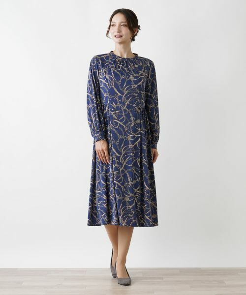 Leilian / レリアン ドレス | 洗えるプリントワンピース | 詳細1