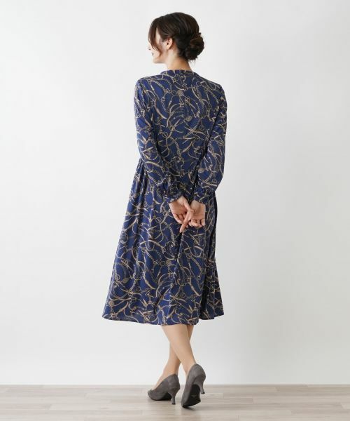 Leilian / レリアン ドレス | 洗えるプリントワンピース | 詳細3