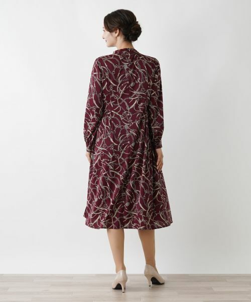 Leilian / レリアン ドレス | 洗えるプリントワンピース | 詳細7
