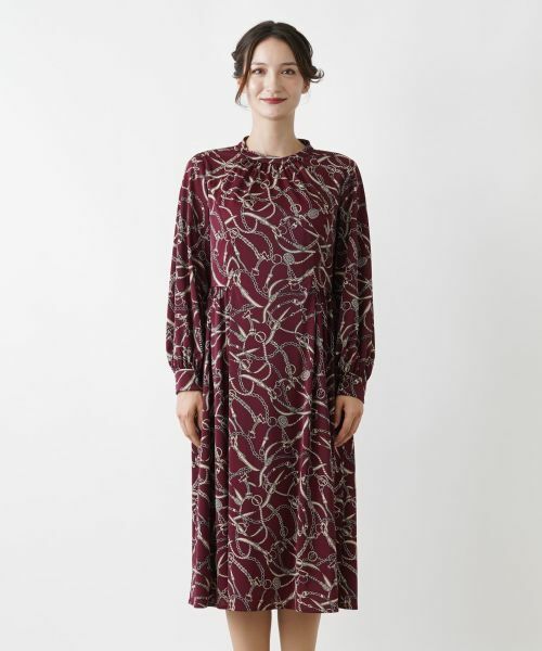 Leilian / レリアン ドレス | 洗えるプリントワンピース | 詳細8