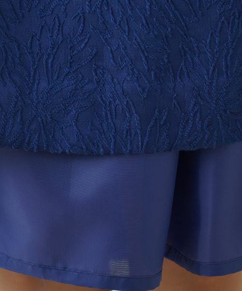 Leilian / レリアン ドレス | ボタニカル織柄ワンピース | 詳細14