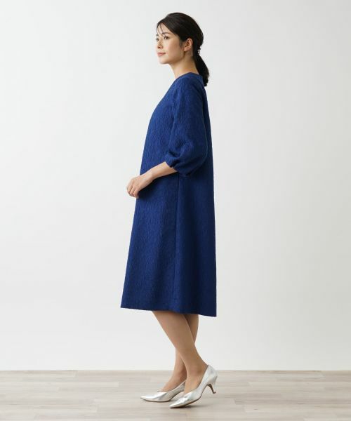 Leilian / レリアン ドレス | ボタニカル織柄ワンピース | 詳細4