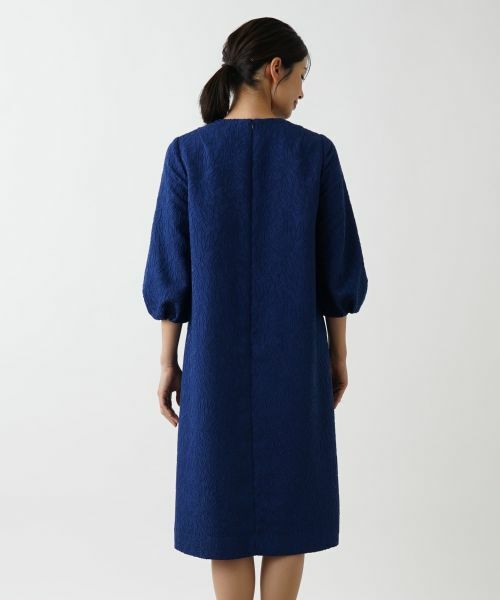 Leilian / レリアン ドレス | ボタニカル織柄ワンピース | 詳細8