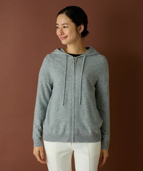 Leilian / レリアン カーディガン・ボレロ | ニットパーカ【Leilian WHITE LABEL】 | 詳細3